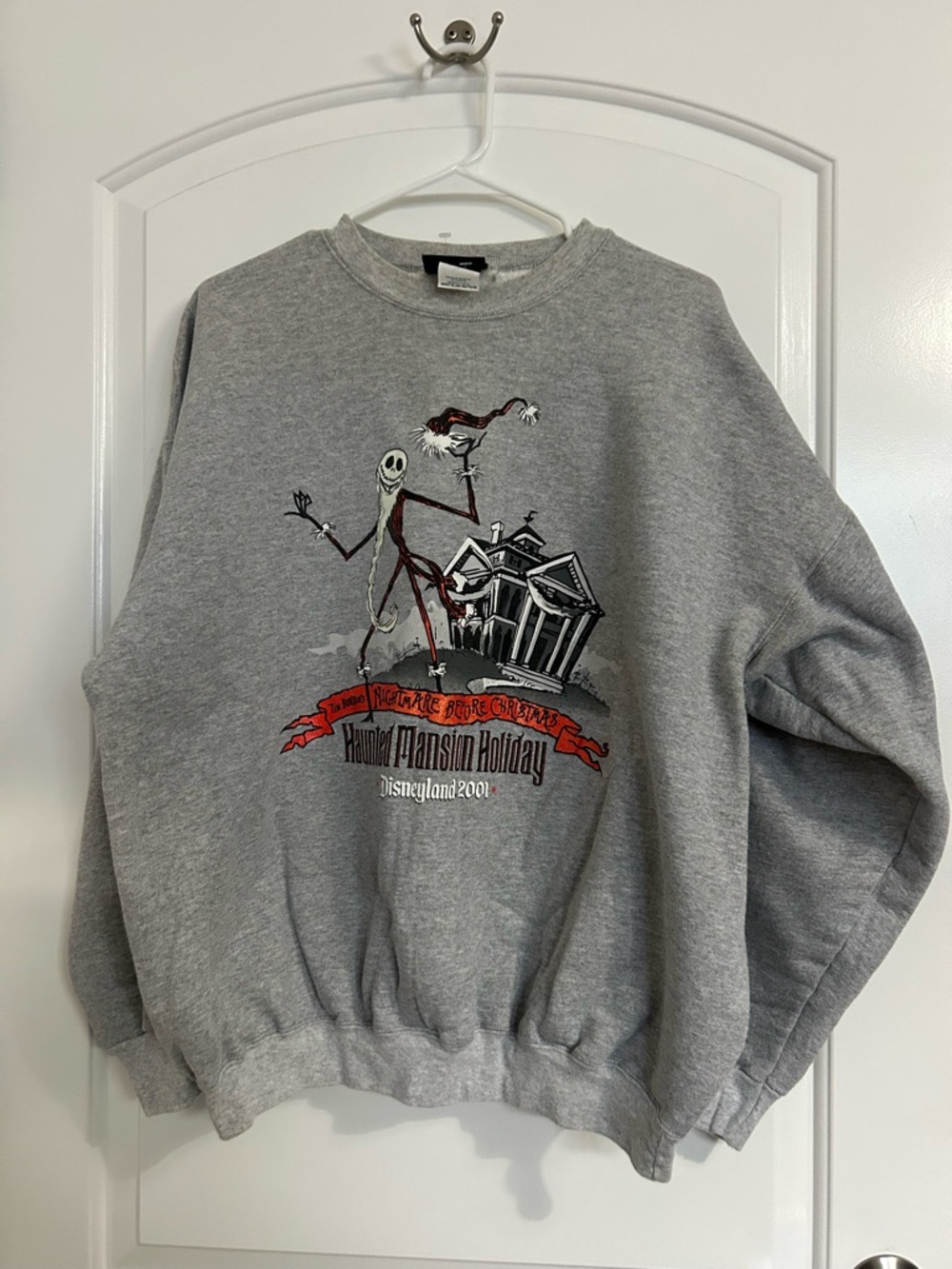 Vintage y2k Nightmare Before Christmas Haunted Mansion Disney Holiday Sweater